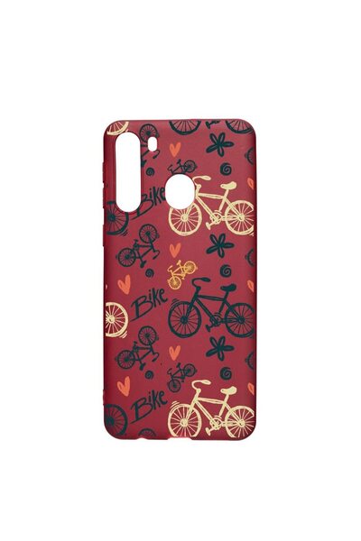 bestcase Θήκη σιλικόνης συμβατή με Samsung Galaxy A21, Bike Love, ανθεκτική σ...