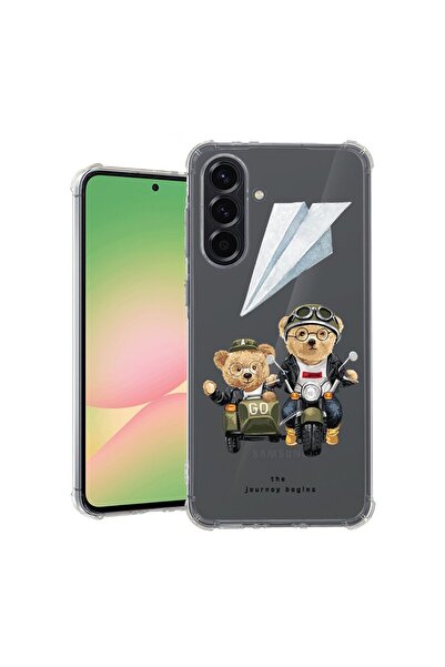bestcase Θήκη για Samsung Galaxy A36, Αντικραδασμική 1.5MM, Teddy On The Road...