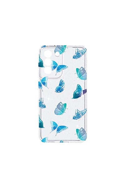 bestcase Θήκη Crystal Glitter 2MM, Συμβατή με Samsung Galaxy S22, Σχέδιο Πετα...