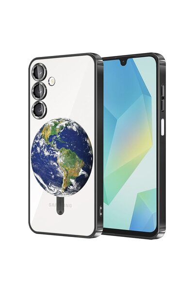 bestcase Πολυτελής Θήκη MagSafe, Συμβατή με Samsung Galaxy A16, Πλανήτης Γη, ...
