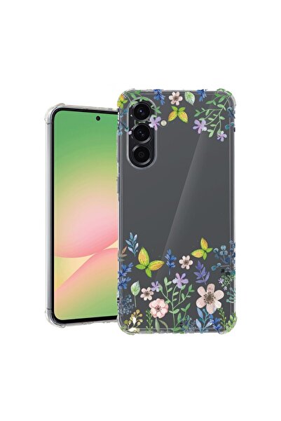 bestcase Θήκη για Samsung Galaxy A36, Αντικραδασμική 1.5MM, Πεταλούδες Λουλού...