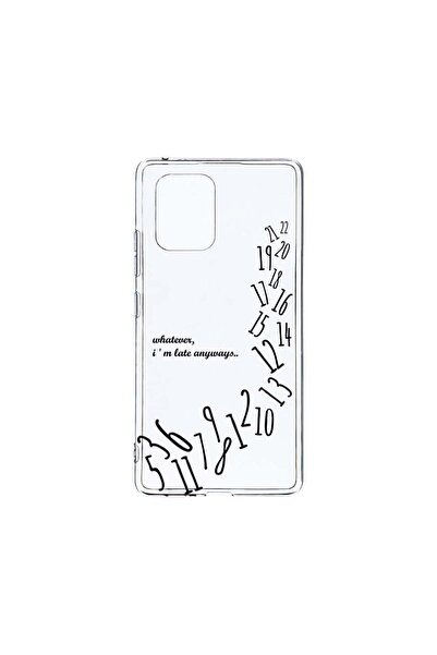 bestcase Διαφανής Θήκη Σιλικόνης 2MM, Συμβατή με Samsung Galaxy A71, I'm Late...