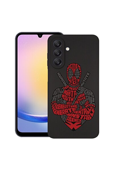 bestcase Husă pentru Samsung Galaxy A26, Calligraphy Dead Red, Silicon subțir...