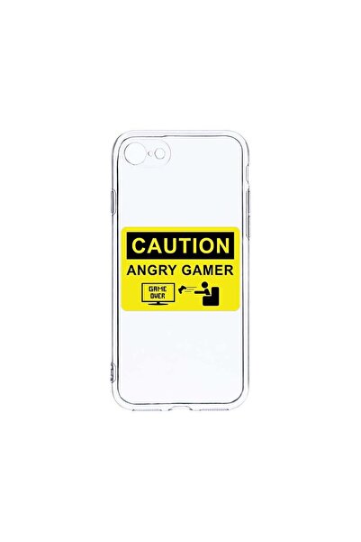 bestcase Διαφανής Θήκη Σιλικόνης 2MM, Συμβατή με Apple iPhone SE 2, Angry Gam...