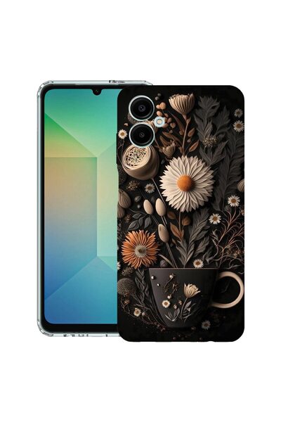 bestcase ¬Æ Husa pentru Samsung Galaxy A06 5G, Anti Shock 1.5MM, Happy Flower...