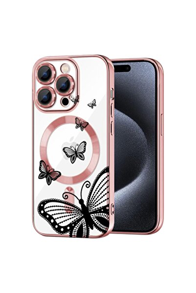 bestcase Πολυτελής Θήκη MagSafe, Συμβατή με Apple iPhone 13 Pro, Πεταλούδα, Ε...