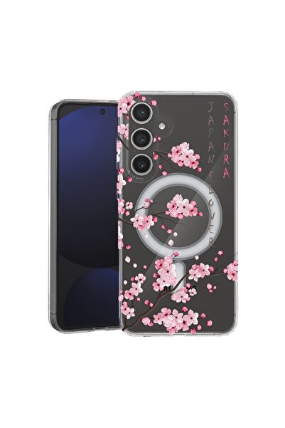 bestcase Θήκη για Samsung Galaxy S23, MagSafe Αντικραδασμική, Άνθος Κερασιάς,...