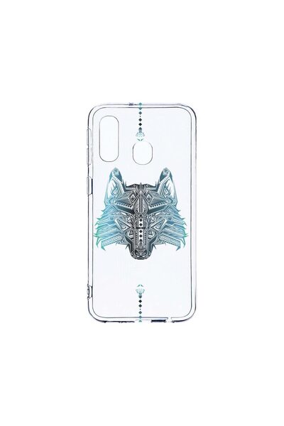 bestcase Διαφανής Θήκη Σιλικόνης 2MM, Συμβατή με Samsung Galaxy A40, Wolf, Αν...