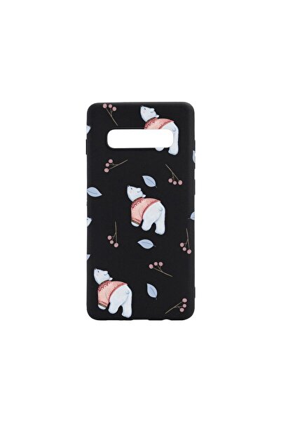 bestcase Λεπτή Θήκη Σιλικόνης 0.8MM, Συμβατή με Samsung Galaxy S10, Σχέδιο Πα...