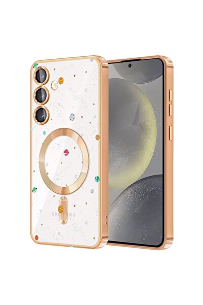 bestcase Πολυτελής Θήκη MagSafe, Συμβατή με Samsung Galaxy A55, Σχέδιο  "Πλαν...