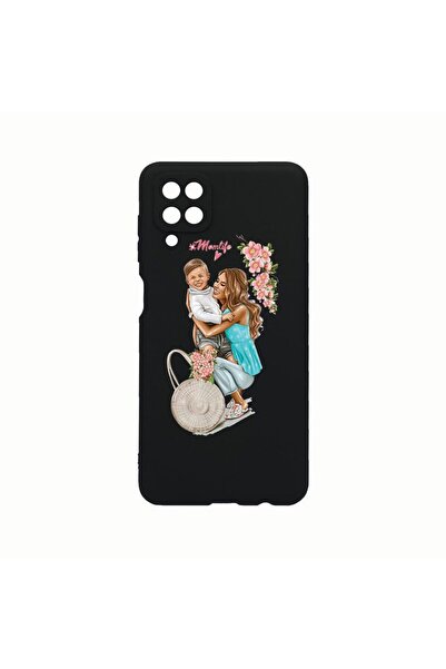 bestcase Θήκη Σιλικόνης, Συμβατή με Samsung Galaxy A12, Ζωή Μαμάς με Αγόρι, Α...