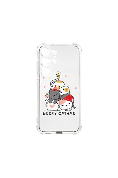 bestcase Αντικραδασμική Θήκη, Συμβατή με Samsung Galaxy S23 Ultra, Merry Catm...