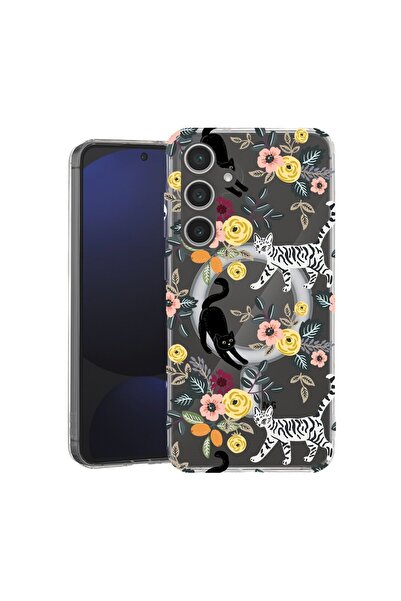 bestcase Θήκη για Samsung Galaxy A55, MagSafe Αντικραδασμική, Σχέδιο Γάτας, Π...