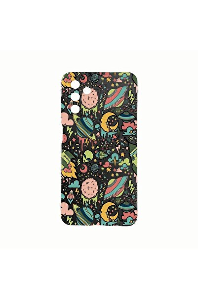 bestcase Θήκη Σιλικόνης, Συμβατή με Samsung Galaxy A04s, Σχέδιο Σύμπαν, Πλανή...
