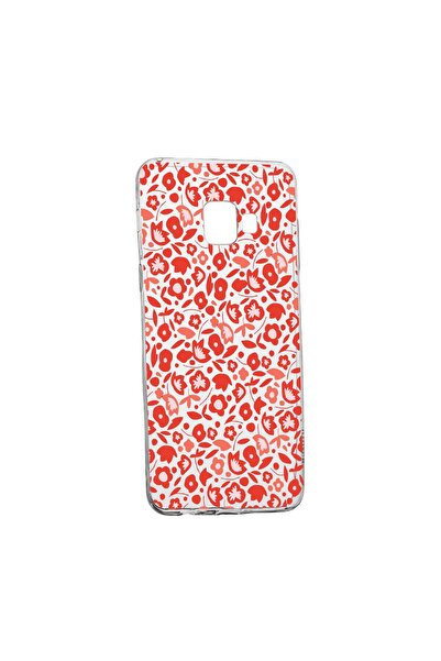 bestcase Θήκη με σχέδιο κόκκινων λουλουδιών, για Samsung Galaxy J4 Plus 2018,...