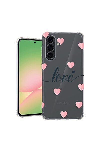 bestcase Θήκη για Samsung Galaxy A36, Αντικραδασμική 1.5MM, Σχέδιο Καρδιές πο...