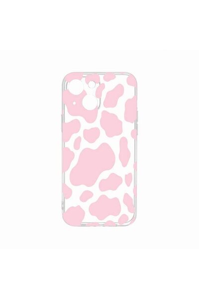 bestcase Husa BestCase¬Æ, Compatibila cu Apple iPhone 14, Pink Cow, Rezistent...