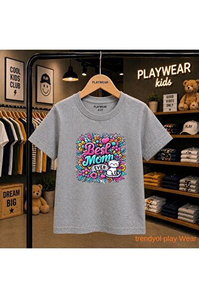 playwear  "Най-добрата майка на света " - щампована 100% детска унисекс тенис...