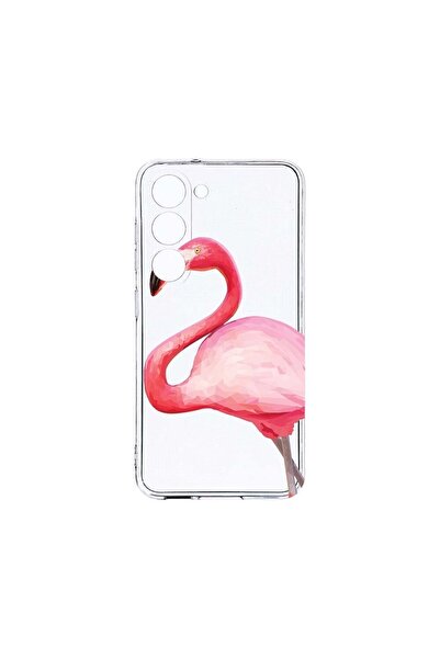 bestcase Διαφανής Θήκη Σιλικόνης 2MM, Συμβατή με Samsung Galaxy S23, Φλαμίνγκ...