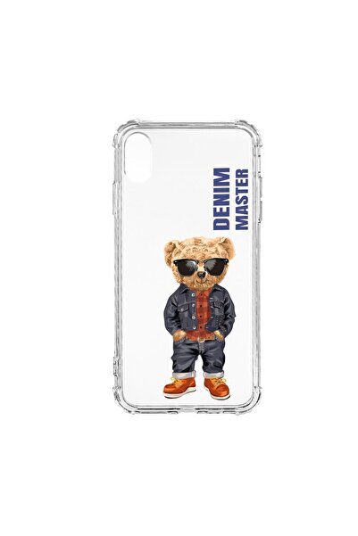 bestcase Husa Silicon Anti Shock, Compatibila Cu Apple iPhone XR, Denim Maste...