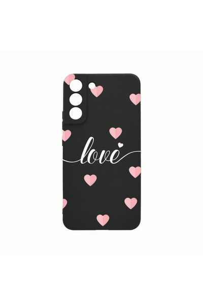 bestcase Θήκη Σιλικόνης, Συμβατή με Samsung Galaxy S21, Σχέδιο Καρδιές που πε...