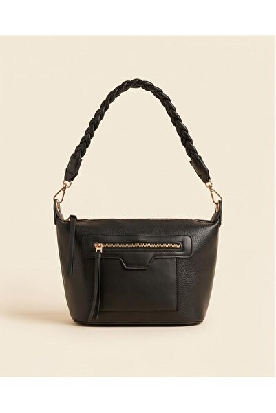 B&T Bujiteri Traditional Model Women's Shoulder Bag with Knitting Details