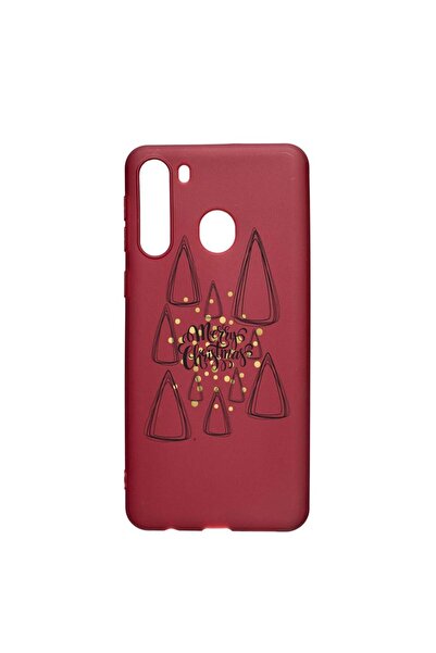 bestcase Husa Silicon Compatibila cu Samsung Galaxy A21, Minimalist Merry Chr...