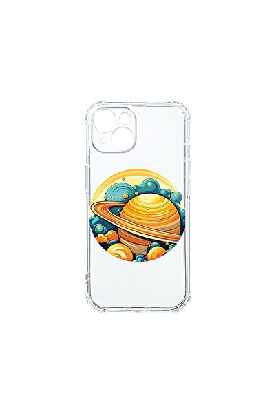 bestcase Husa Αντικραδασμική 1.5MM, συμβατή με Apple iPhone 15, Πλανήτης - Σα...
