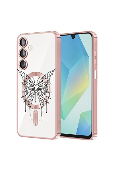 bestcase Πολυτελής Θήκη MagSafe, Συμβατή με Samsung Galaxy A56, Πεταλούδα, Εξ...