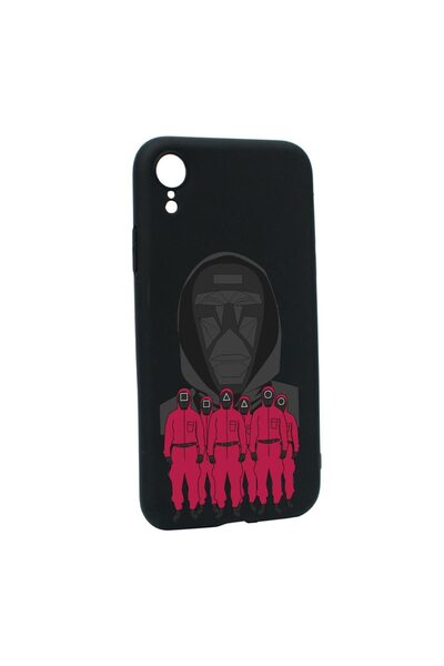 bestcase Θήκη σιλικόνης συμβατή με Apple iPhone XR, Σχέδιο Squid Game - Άνθρω...