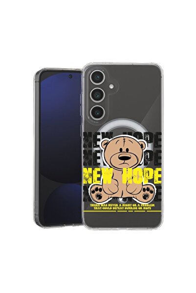 bestcase Θήκη για Samsung Galaxy S24 FE, MagSafe Αντικραδασμική, Αρκουδάκι Νέ...