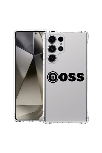 bestcase Θήκη για Samsung Galaxy S25 Ultra, Αντικραδασμική 1.5MM, Bitcoin Bos...