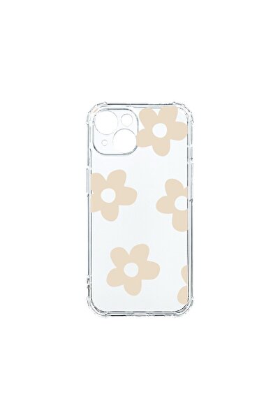 bestcase Husa Anti Shock 1.5MM, compatibilă cu Apple iPhone 15, Retro Daisy, ...