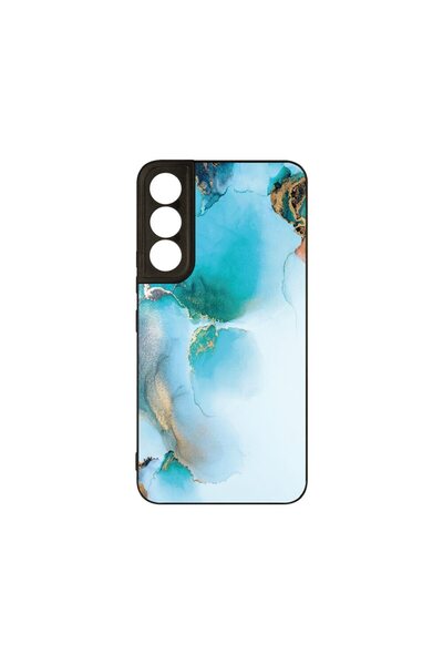 bestcase Θήκη MaxSafe, Συμβατή με Samsung Galaxy S22, Μπλε Μάρμαρο, Χρώματα H...