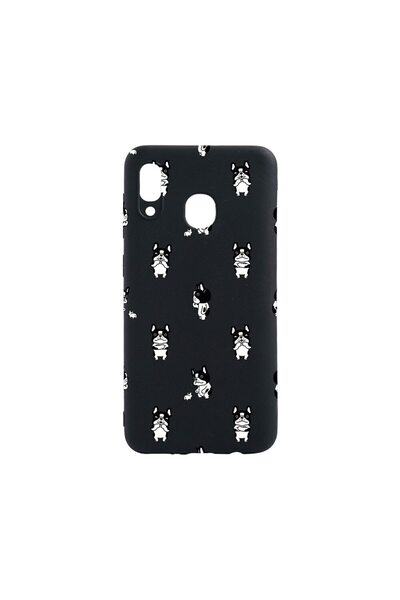 bestcase Λεπτή Θήκη Σιλικόνης 0.8MM, Συμβατή με Samsung Galaxy A40, Σχέδιο Μπ...