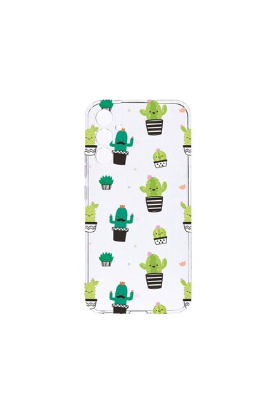 bestcase Θήκη Διαφανής Σιλικόνη 2MM, Συμβατή με Samsung Galaxy S24 FE, Cactus...
