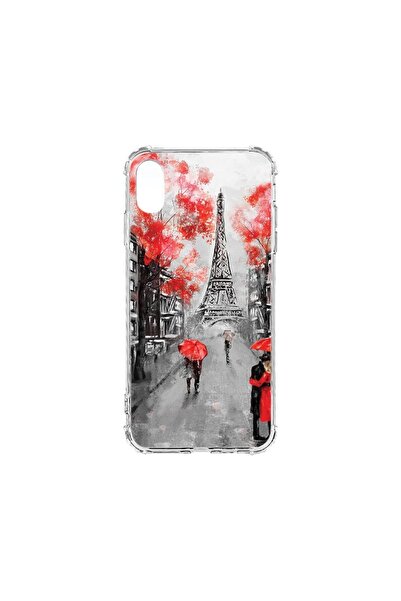 bestcase Husa Antișoc 1.5MM, compatibilă cu Apple iPhone XR, Turnul Eiffel di...