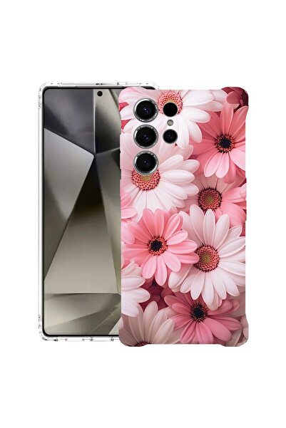 bestcase Θήκη για Samsung Galaxy S25 Ultra, Αντικραδασμική 1.5MM, Ροζ Μαργαρί...