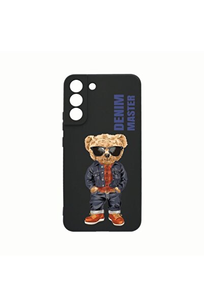 bestcase Θήκη Σιλικόνης, Συμβατή με Samsung Galaxy S21, Denim Master - Αρκουδ...