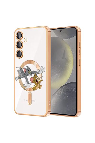 bestcase Πολυτελής Θήκη MagSafe, Συμβατή με Samsung Galaxy A16, Τομ και Τζέρι...