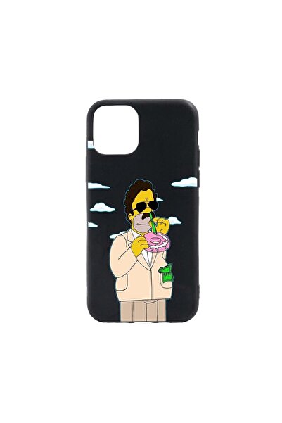 bestcase Husa Silicon Narcos Simpson, Movie Compatibila Cu Apple iPhone 13 Pr...