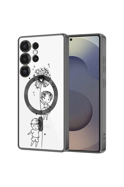 bestcase Πολυτελής Θήκη MagSafe, Συμβατή με Samsung Galaxy S24 Ultra, Πικραλί...