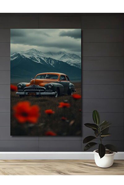 Teona Ahşap Κλασικό Αυτοκίνητο και η Μαγεία της Φύσης: Ξύλινο Διακοσμητικό Τρ...