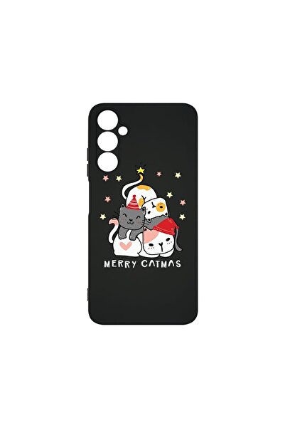bestcase Θήκη Σιλικόνης Premium, Συμβατή με Samsung Galaxy A25, Merry Catmas,...