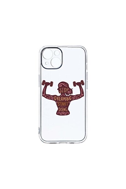 bestcase Husa Clear Silicon 2MM, Compatibilă cu Apple iPhone 14, Nu mai visă,...