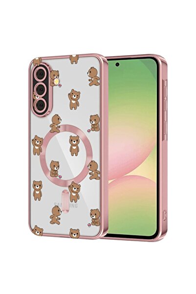 bestcase Πολυτελής Θήκη MagSafe, Συμβατή με Samsung Galaxy S24, Σχέδιο Αρκουδ...