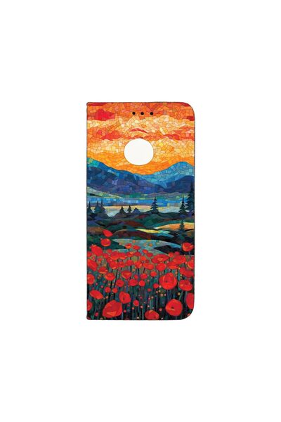 bestcase Θήκη Βιβλίο Συμβατή με Apple iPhone 16 Plus, Βαν Γκογκ Παπαρούνες στ...