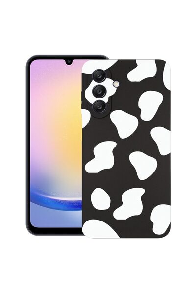 bestcase Θήκη για Samsung Galaxy A36, Μαύρη Αγελάδα, Λεπτή Σιλικόνη 0.8MM, Αν...
