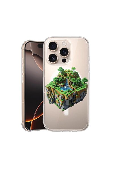 bestcase ¬Æ Husa pentru Apple iPhone 16 Pro, MagSafe Anti Shock, Minecarft Wo...