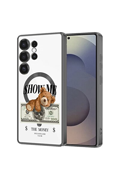 bestcase Πολυτελής Θήκη MagSafe, Συμβατή με Samsung Galaxy S24 Ultra, Αρκουδά...